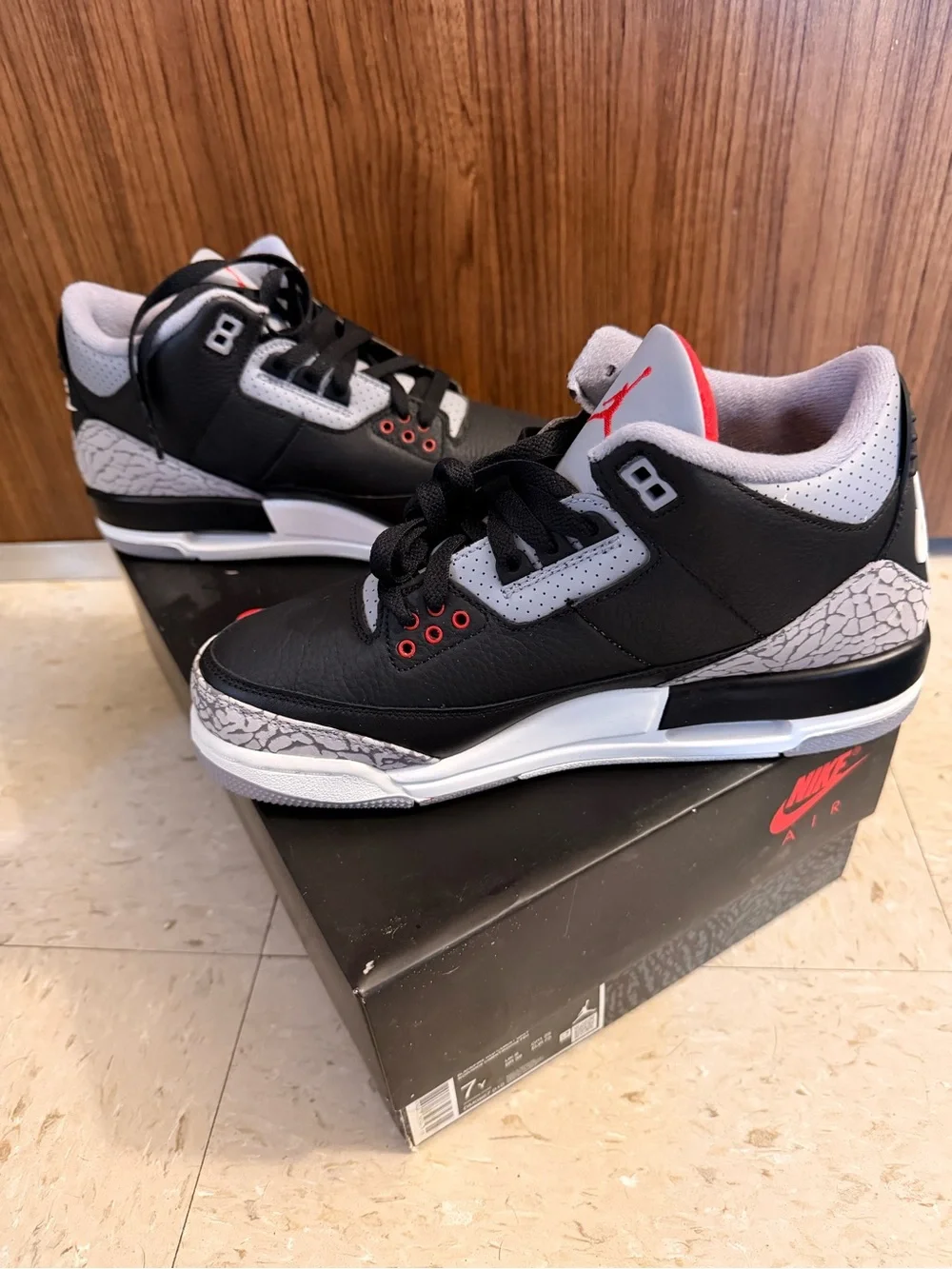 Nike Black Shoe Box with Red Nike Air Logo